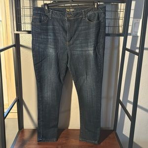 Lee slim fit skinny leg mid rise jeans